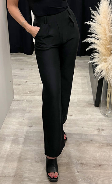 Teygju buxur 3312 - black