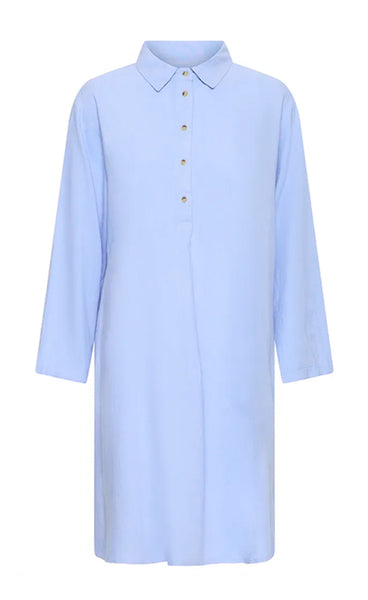 FRANSA Jett linen dress 1 - hydrangea