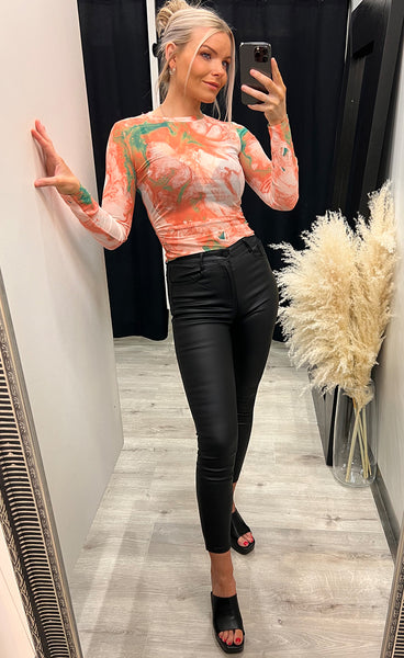 Mesh top 8621 - orange