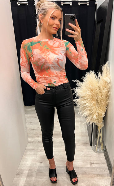 Mesh top 8621 - orange