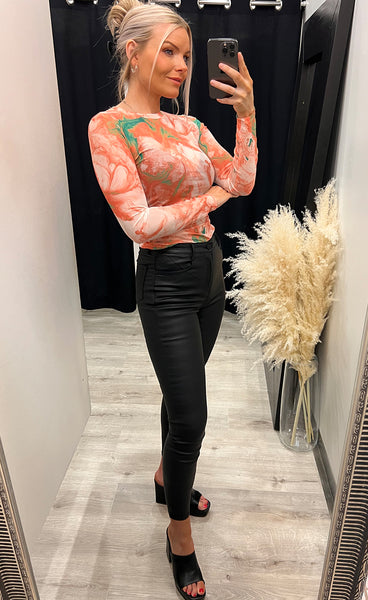 Mesh top 8621 - orange