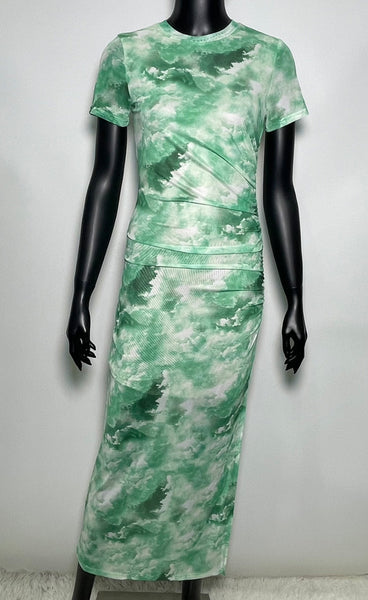 Freya mesh dress - green