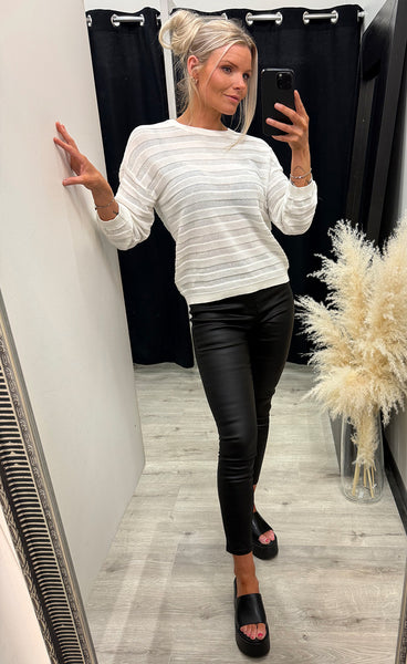 Ricki pullover 1 - whisper white