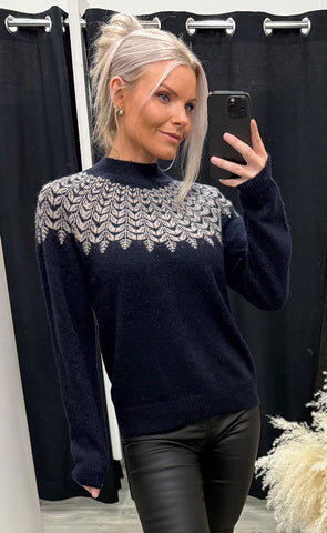Isabella pullover 5 - night sky melange