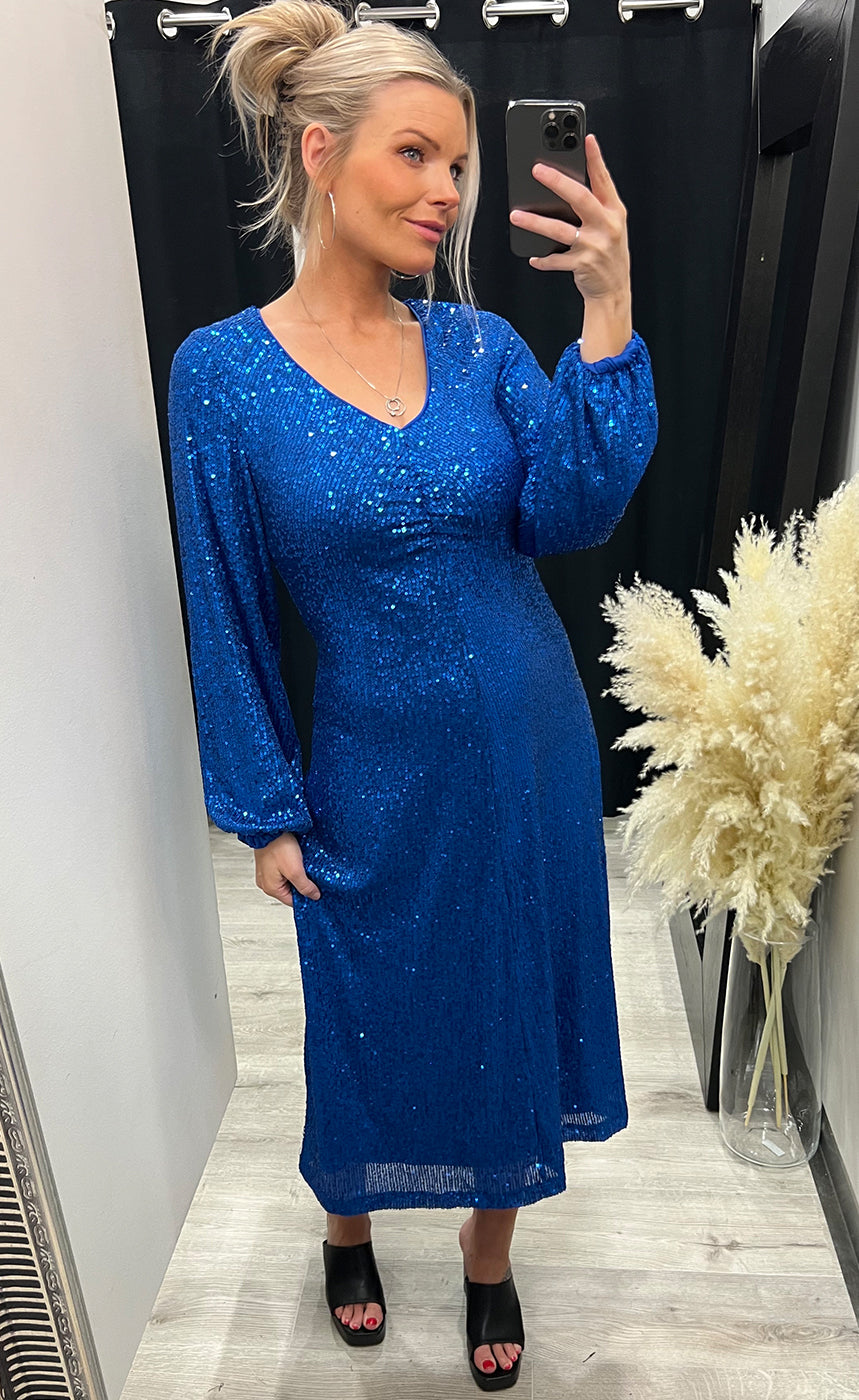 Fauci dress 6 - lapis blue