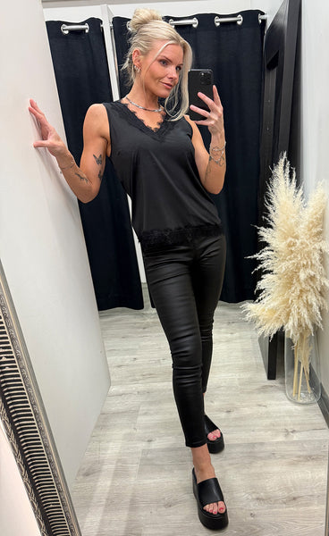 FREEQUENT Bicco top - black