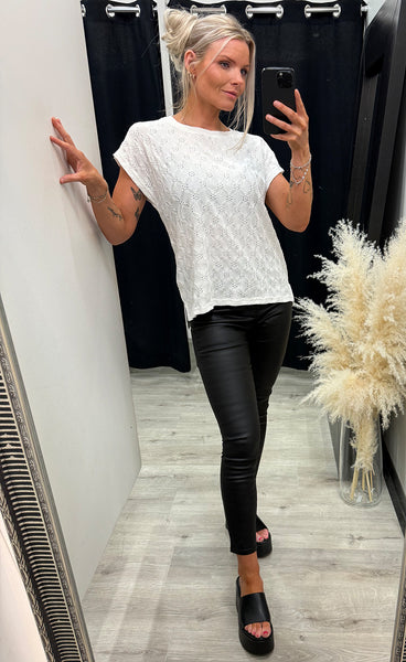 Imira blouse 1 - blanc de blanc