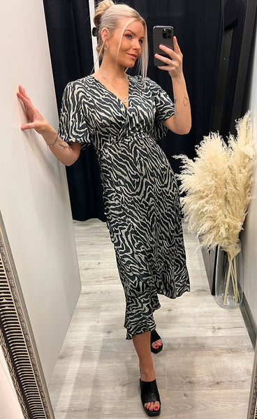 Ecoa dress - black zebra