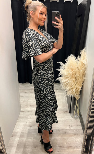 Ecoa dress - black zebra