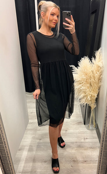Zoe kjóll - black