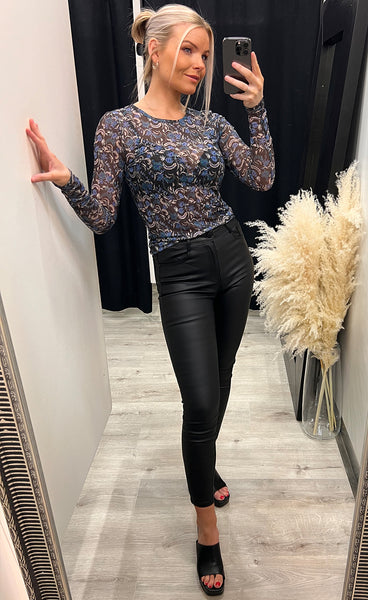 Deboth mesh tee - black mix