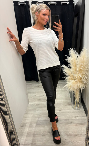 Lora pullover 2 - whisper white