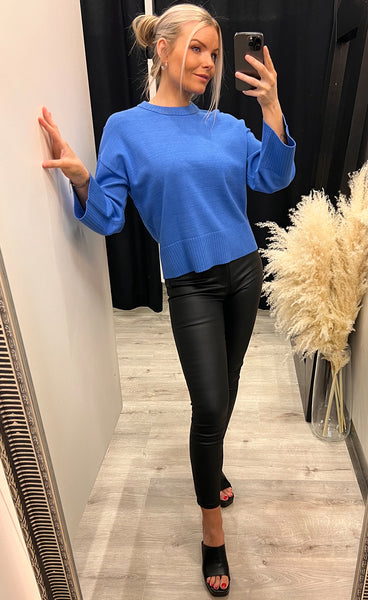 Odanna rachelle pullover - palace blue