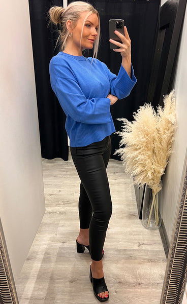 Odanna rachelle pullover - palace blue