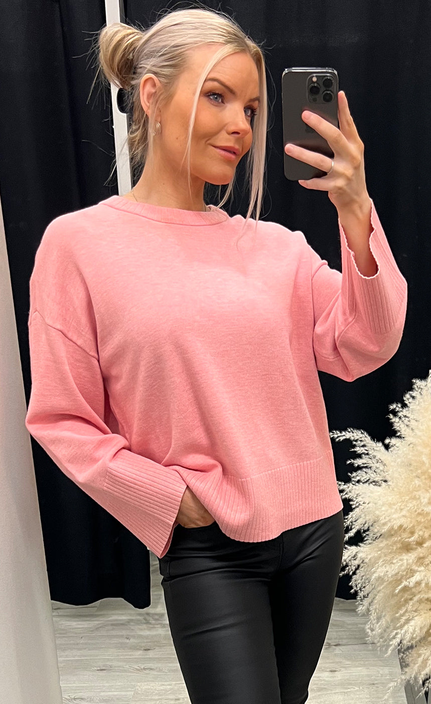 Odanna rachelle pullover - peony malange