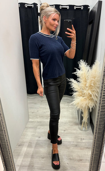 Lauren pullover 1 - navy stripe