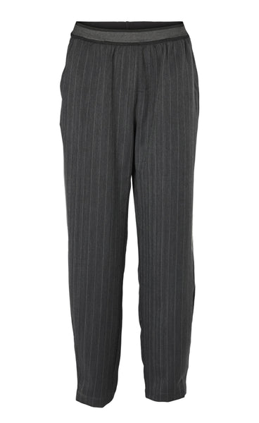 Violet pants - dark grey melange