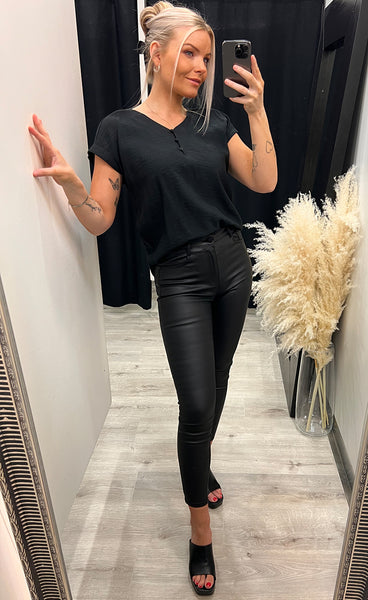 Hot blouse - black