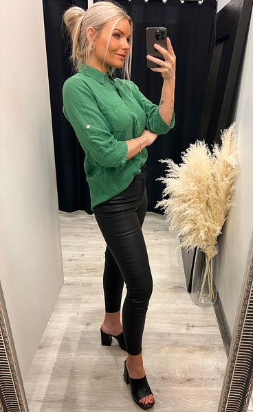 Linea blouse - green