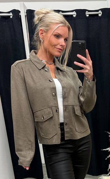 FREEQUENT Duva jacket - morel