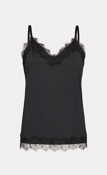 Bicco lace top - black