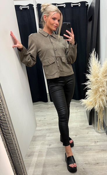 FREEQUENT Duva jacket - morel