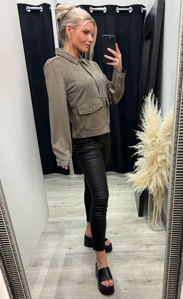 FREEQUENT Duva jacket - morel