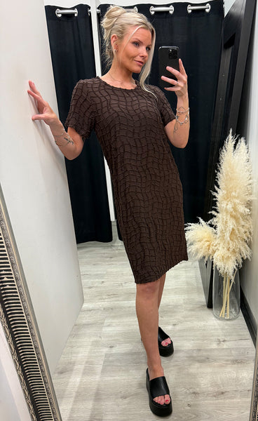 FREEQUENT Alfi dress - coffee bean