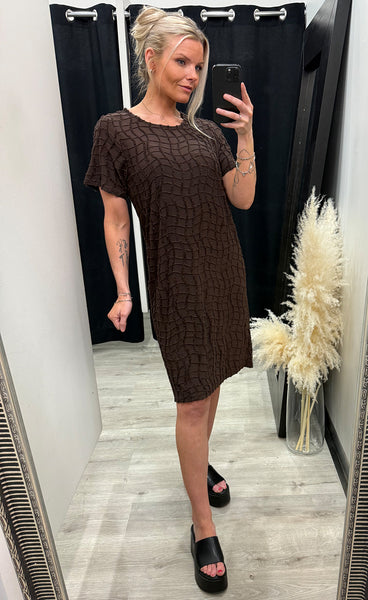 FREEQUENT Alfi dress - coffee bean
