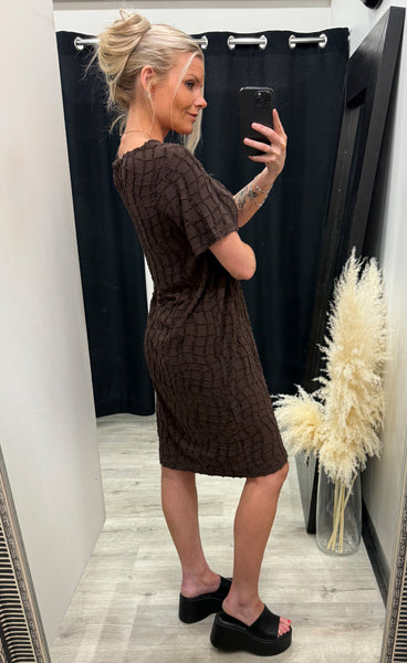 FREEQUENT Alfi dress - coffee bean