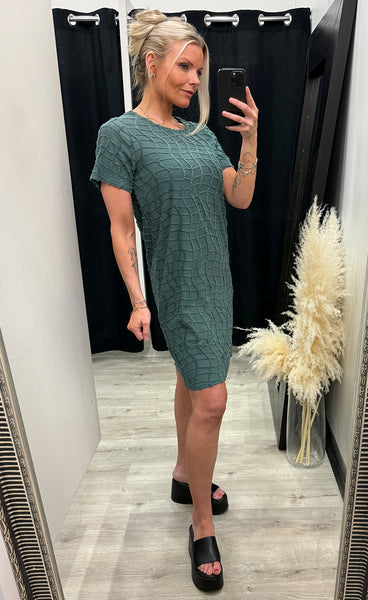FREEQUENT Alfi dress - dark forest