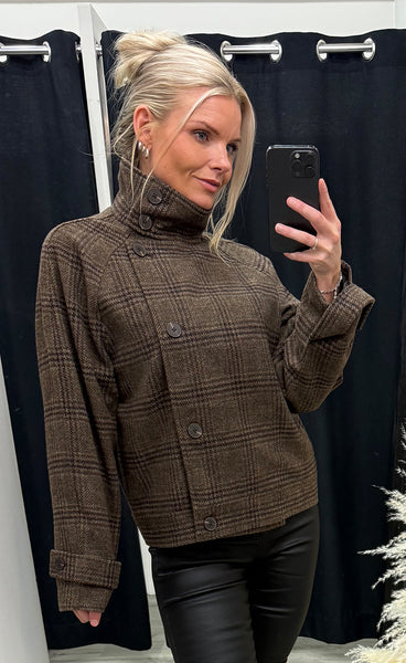 MSCH Pamela andara jacket - hot fudge/rubbe