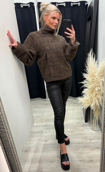 MSCH Pamela andara jacket - hot fudge/rubbe