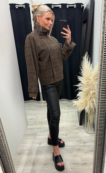 MSCH Pamela andara jacket - hot fudge/rubbe