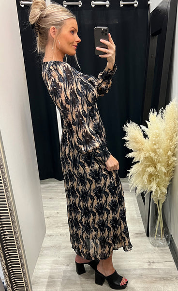 Sabella long dress - frosted almond