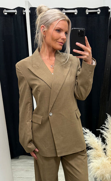 Waterlily Willi blazer - brown melange