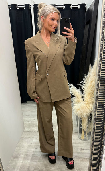 Waterlily Willi blazer - brown melange