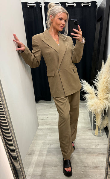 Waterlily Willi blazer - brown melange