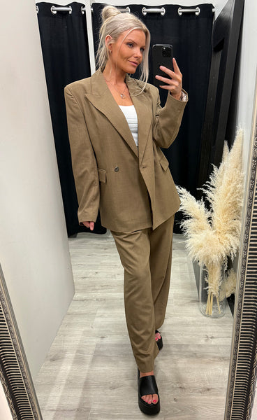 Waterlily Willi blazer - brown melange