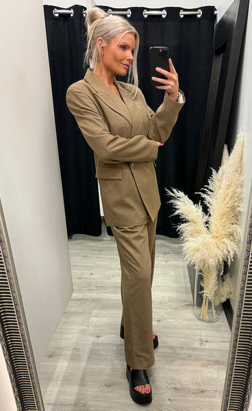 Waterlily Willi blazer - brown melange