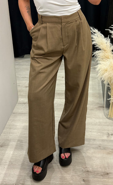 Waterlily Vala pants - brown melange