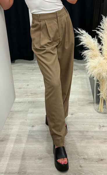 Waterlily Vala pants - brown melange