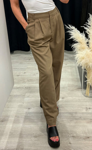 Waterlily Vala pants - brown melange