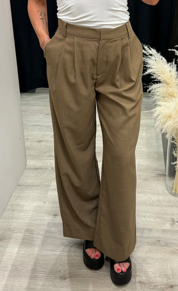 Waterlily Vala pants - brown melange