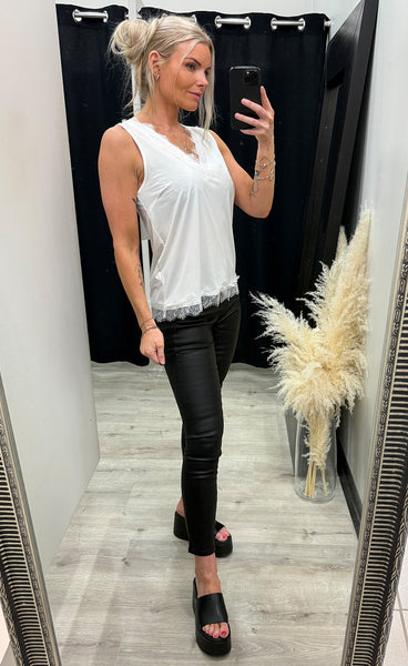 FREEQUENT Bicco top - off white