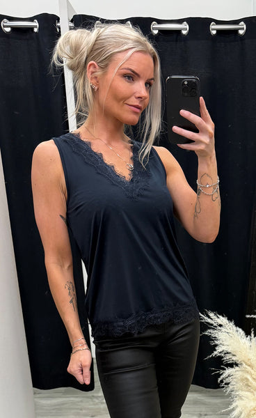 FREEQUENT Bicco top - salute blue