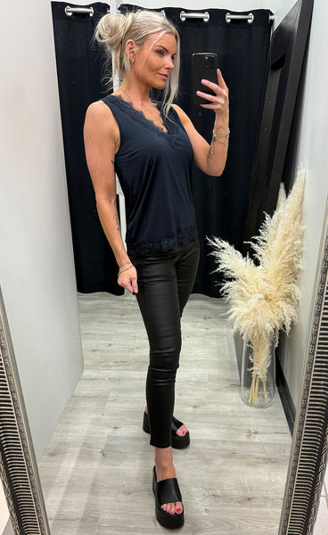 FREEQUENT Bicco top - salute blue