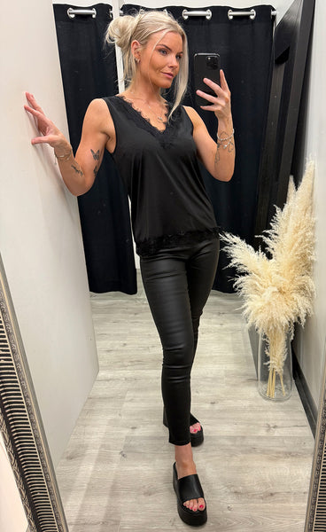 FREEQUENT Bicco top - black