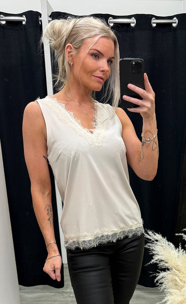 FREEQUENT Bicco top - moonbeam