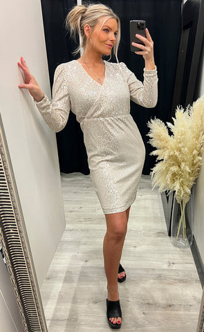 Fauci dress 5 - frosted almond